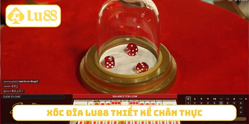 Xóc đĩa LU88 thiết kế chân thực, độ sắc nét cao